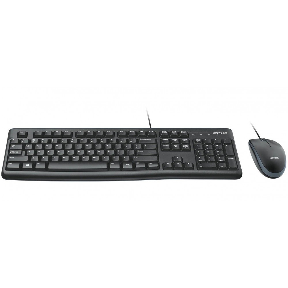 Комплект (клавиатура, мышка) Logitech MK120 Black USB (920-002563)