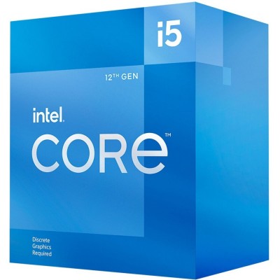 Процессор Intel Core i5 12400F 2.5GHz 18MB, Alder Lake, 65W, S1700 Box (BX8071512400F)