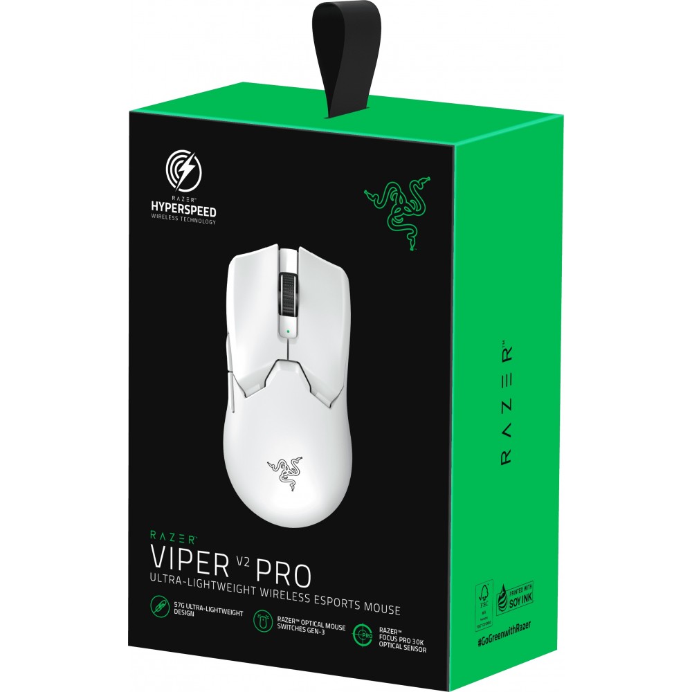 Мышь беспроводная Razer Viper V2 PRO White (RZ01-04390200-R3G1)