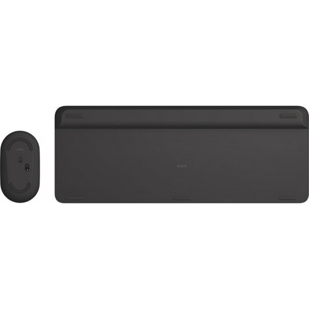 Комплект (клавиатура, мышка) беспроводной Logitech MK470 Graphite USB (920-009204)