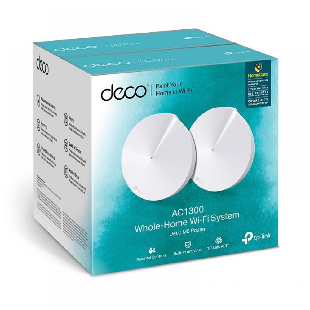 Wi-Fi Mesh система TP-Link Deco M5(2-Pack)