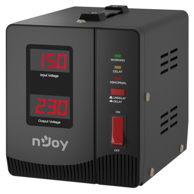 Стабилизатор Njoy Alvis 1000 (AVRL-10001AL-CS01B) AVR, 1 розетка