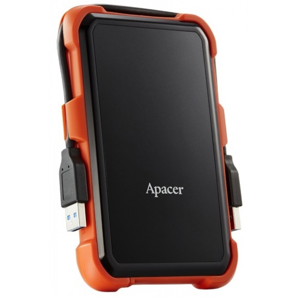 Внешний жесткий диск 2.5" USB 1.0TB Apacer AC630 Black/Orange (AP1TBAC630T-1)