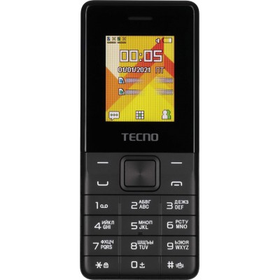 Мобильный телефон Tecno T301 Dual Sim Phantom Black (4895180778674)