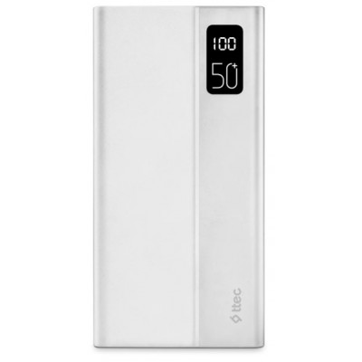 Універсальна мобільна батарея Ttec 50000mAh ReCharger Mega LCD White (2BB197B)