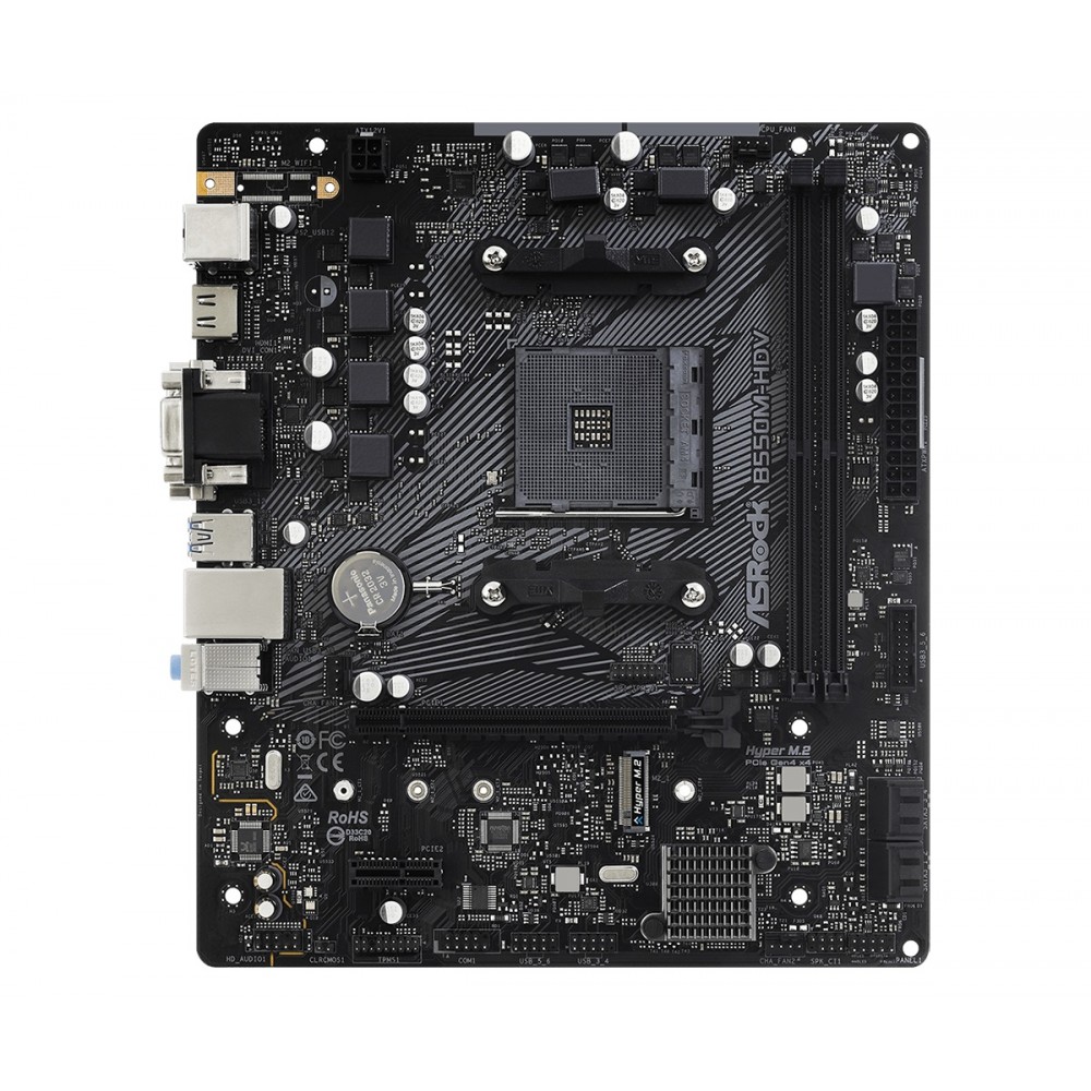 Материнская плата ASRock B550M-HDV Socket AM4