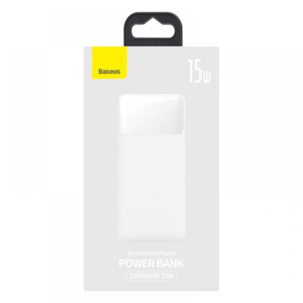 Универсальная мобильная батарея Baseus Bipow 20000mAh White (PPBD050102) (1283126558719)