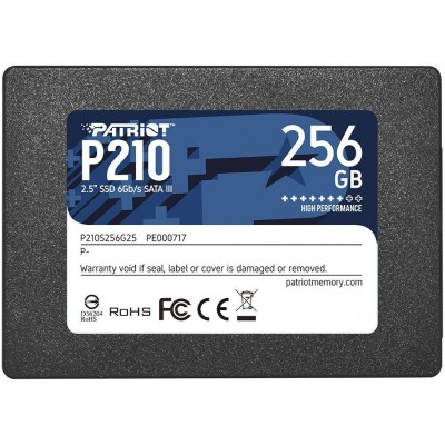 Накопитель SSD 256GB Patriot P210 2.5" SATAIII TLC (P210S256G25)