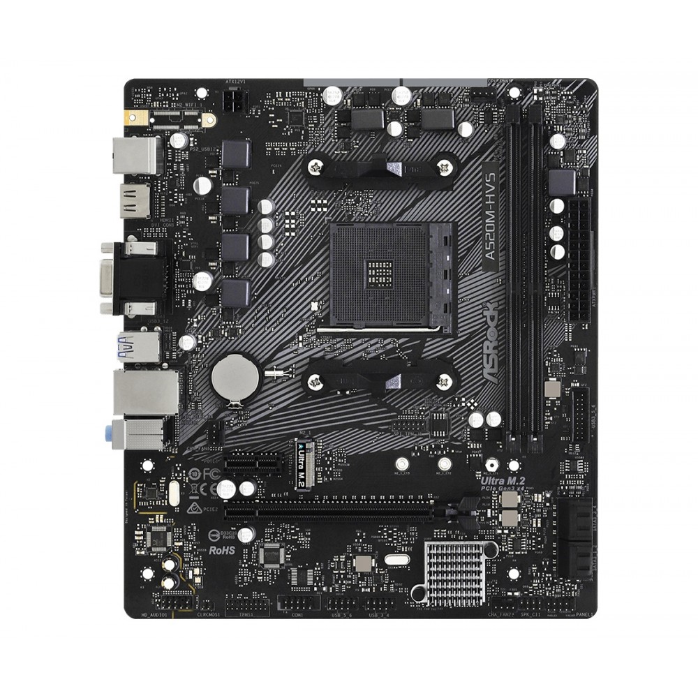 Материнська плата ASRock A520M-HVS Socket AM4