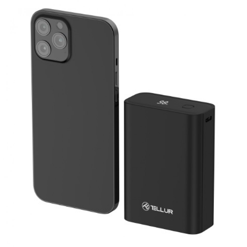 Универсальная мобильная батарея Tellur PD702 Compact Pro 20000mAh Black (TLL158371)