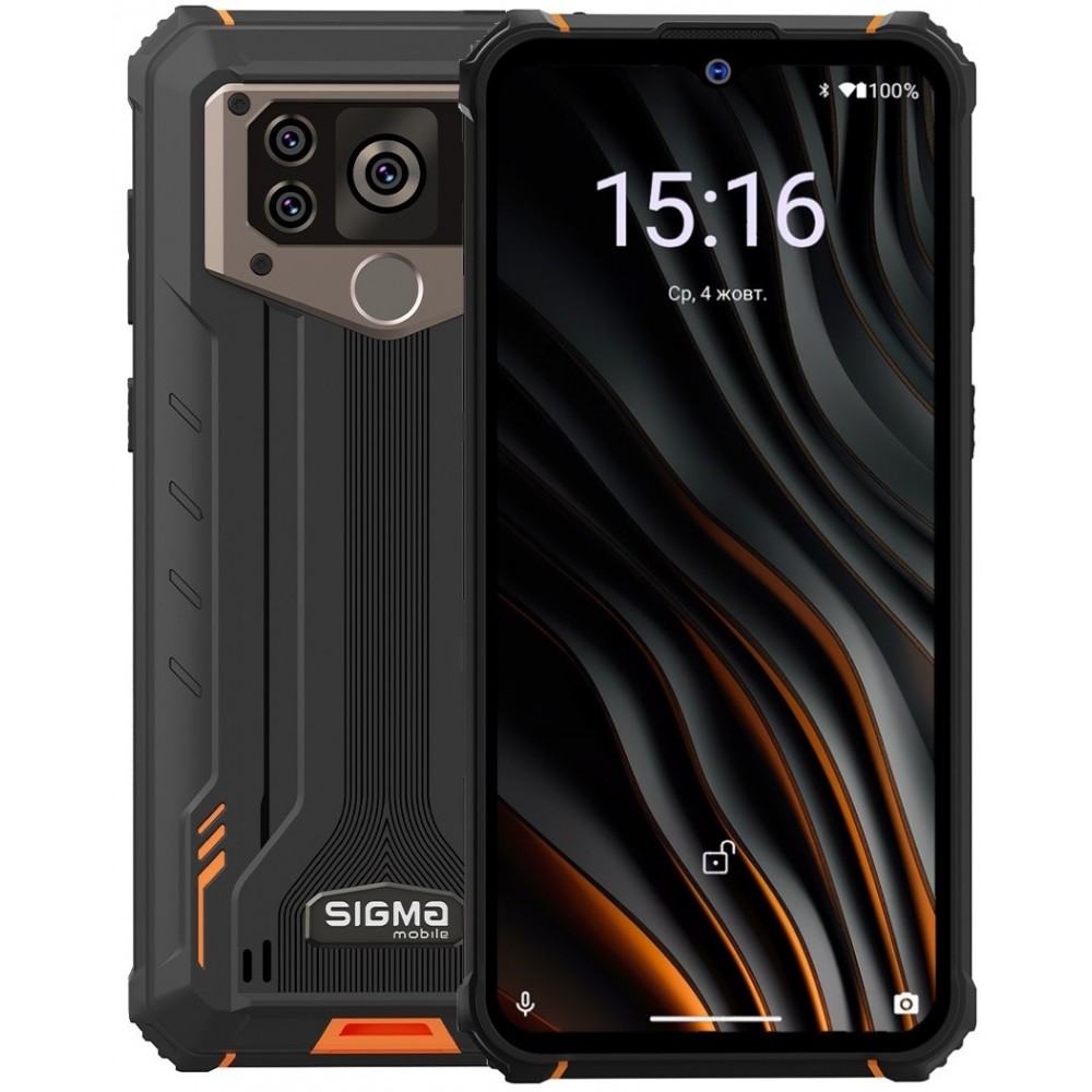 Смартфон Sigma X-treme PQ55 Dual Sim Black/Orange