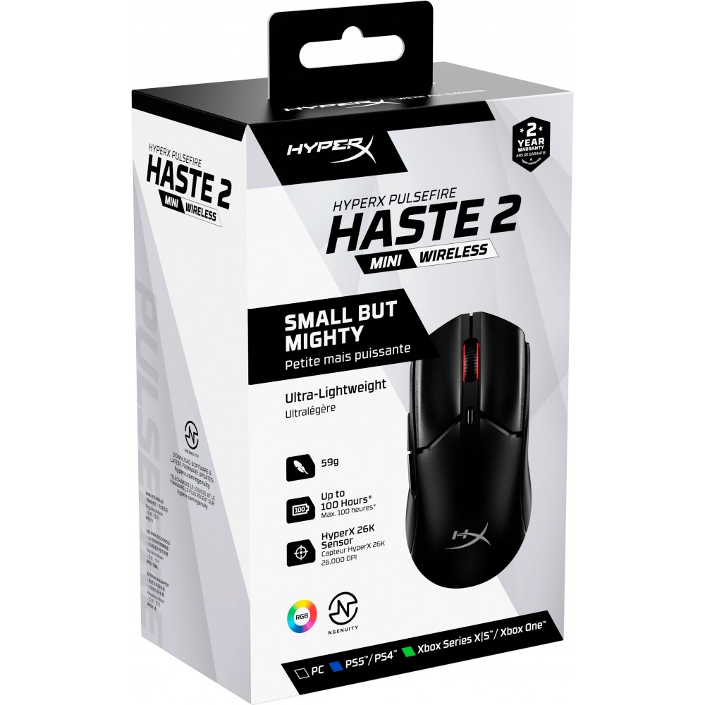 Мышь HyperX Pulsefire Haste 2 mini Black (7D388AA)