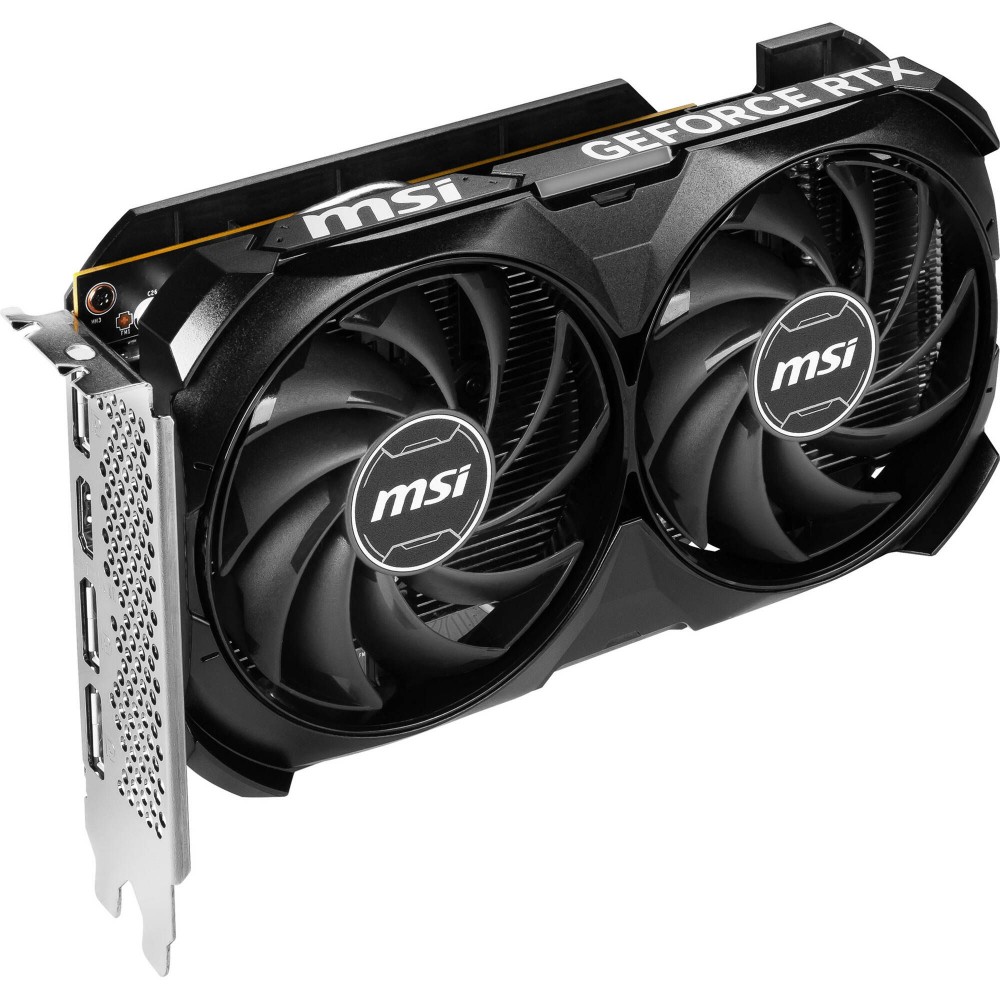 Видеокарта GF RTX 4060 8GB GDDR6 Ventus 2X Black OC MSI (GeForce RTX 4060 VENTUS 2X BLACK 8G OC)