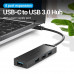 Концентратор Vention 4-Port с micro USB питанием 0.15M Black (TGKBB)