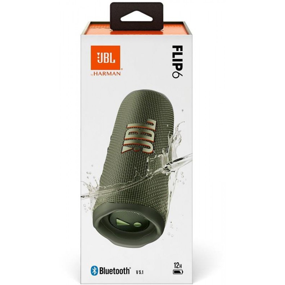 Акустическая система JBL Flip 6 Green (JBLFLIP6GREN)