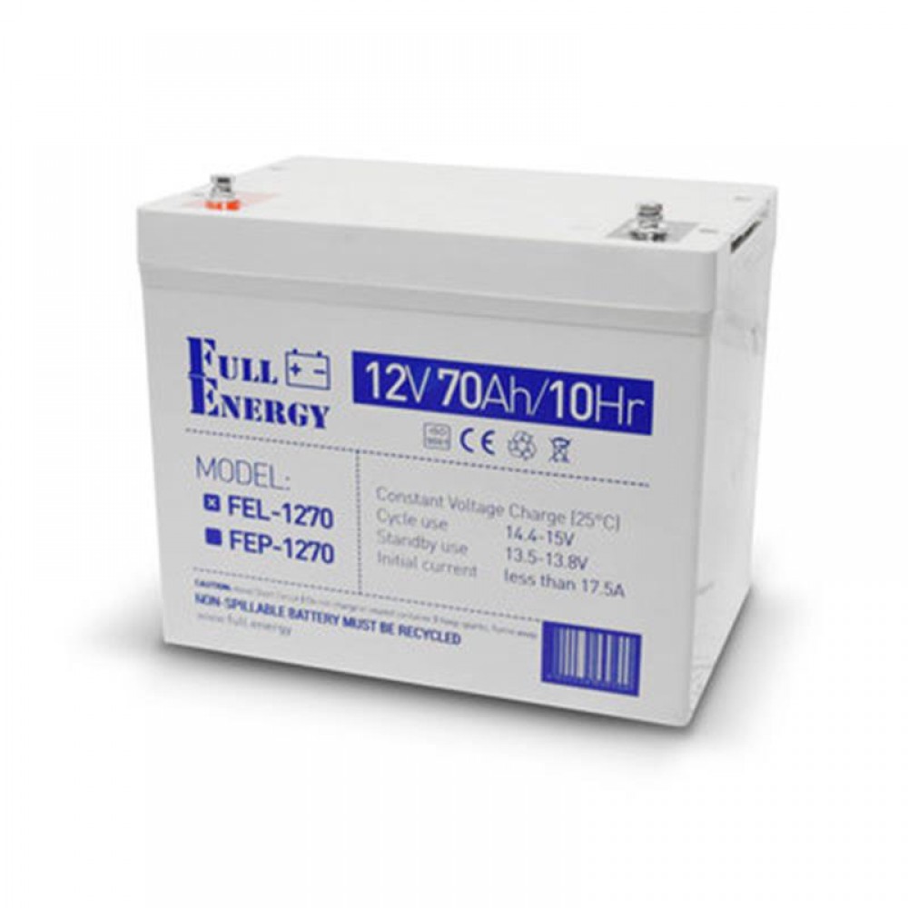 Акумуляторна батарея Full Energy FEL-1270 12V 70AH (FEL-1270) GEL