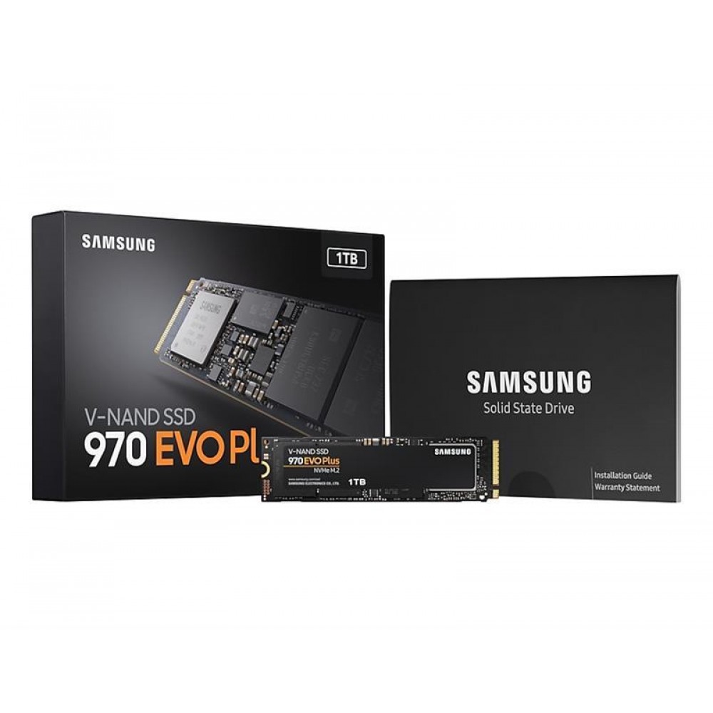 Накопитель SSD 1TB Samsung 970 EVO Plus M.2 PCIe 3.0 x4 V-NAND MLC (MZ-V7S1T0BW)