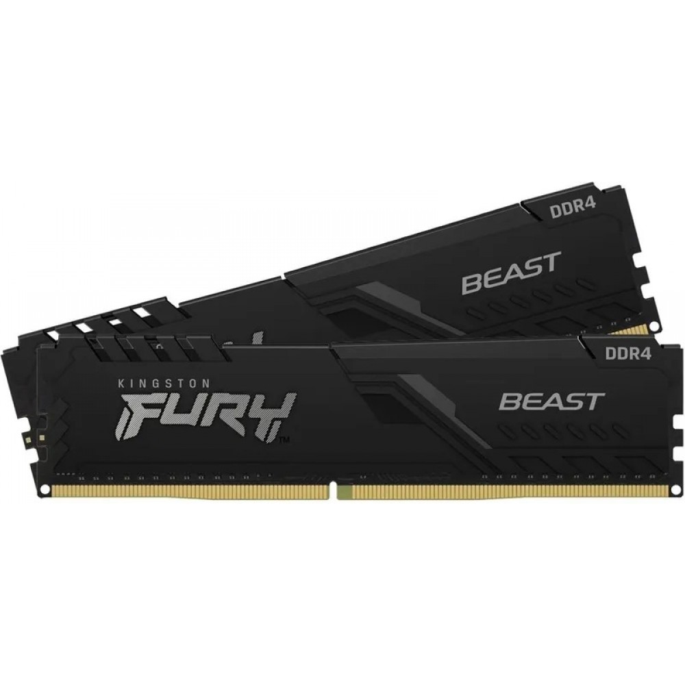 Модуль памяти DDR4 2x16GB/3200 Kingston Fury Beast Black (KF432C16BBK2/32)