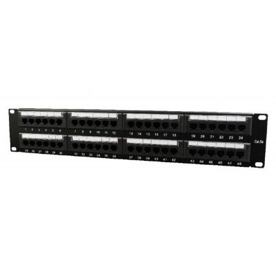 Патч-панель Cablexpert (NPP-C548CM-001) 19" 48 портов, UTP, cat.5e