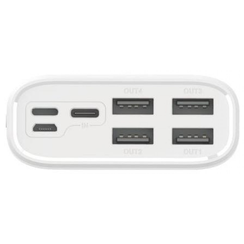 Универсальная мобильная батарея Dudao Power Bank K8Max 30000mAh White (6973687240776)