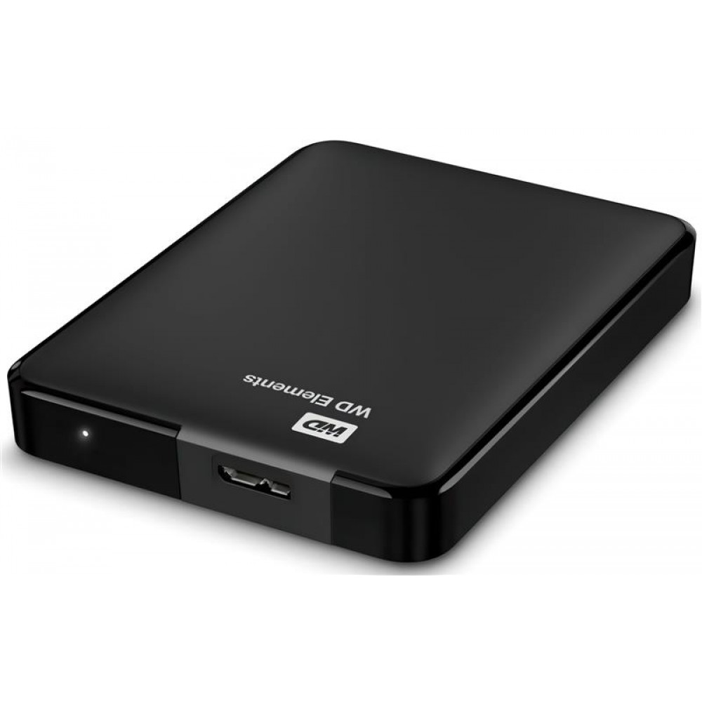 Внешний жесткий диск 2.5" USB 1.0TB WD Elements Black (WDBUZG0010BBK-WESN)