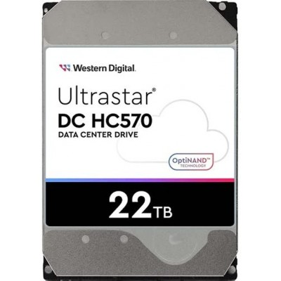 Накопитель HDD 3.5" SATA 22.0TB WD Ultrastar DC HC570 7200rpm 512MB (0F48155)