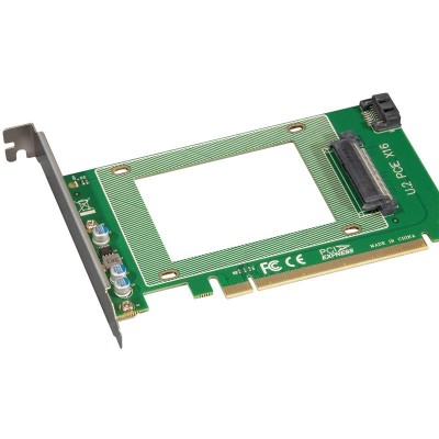 Контроллер Frime (ECF-PCIEtoSSD007) PCI-EU.2 SFF8639 2.5" NVMe/Sata