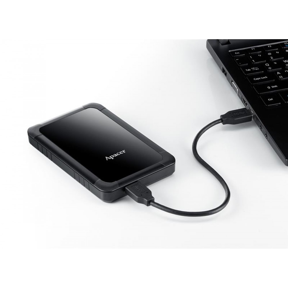 Внешний жесткий диск 2.5" USB 1.0TB Apacer AC532 Black (AP1TBAC532B-1)