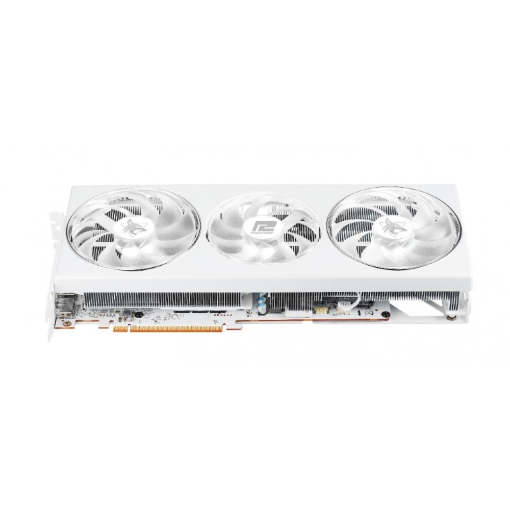 Відеокарта AMD Radeon RX 7800 XT 16GB GDDR6 Hellhound Spectral White PowerColor (RX 7800 XT 16G-L/OC/WHITE)