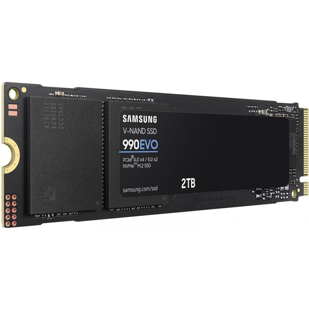 Накопичувач SSD 2ТB Samsung 990 EVO M.2 2280 PCIe 5.0 x4 NVMe V-NAND TLC (MZ-V9E2T0BW)