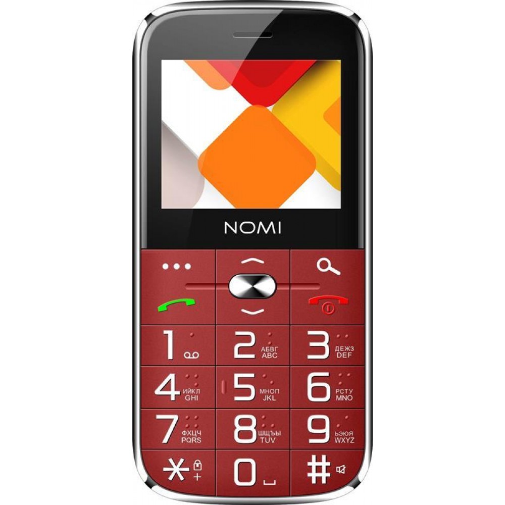 Мобильный телефон Nomi i220 Dual Sim Red