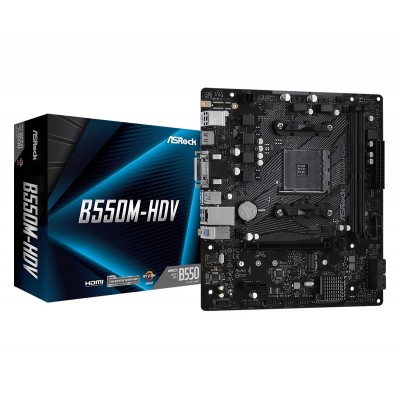 Материнская плата ASRock B550M-HDV Socket AM4