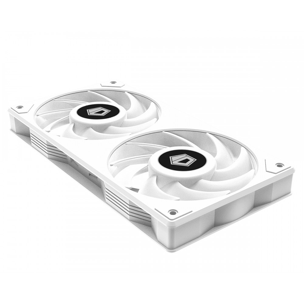 Вентилятор ID-Cooling Icefan 240 ARGB Snow, 245x125x27мм, 3-pin, 4-pin PWM, білий