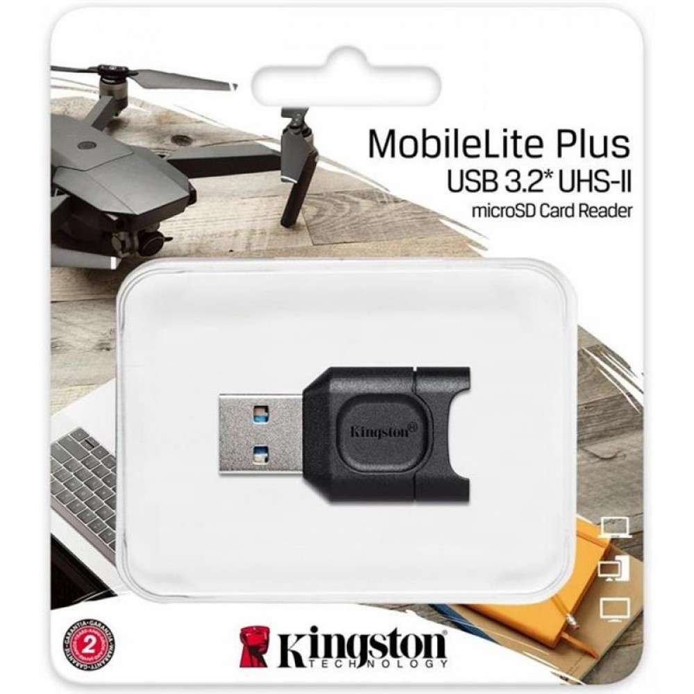 Кардидер USB3.2 MobileLite Plus microSD Black (MLPM)