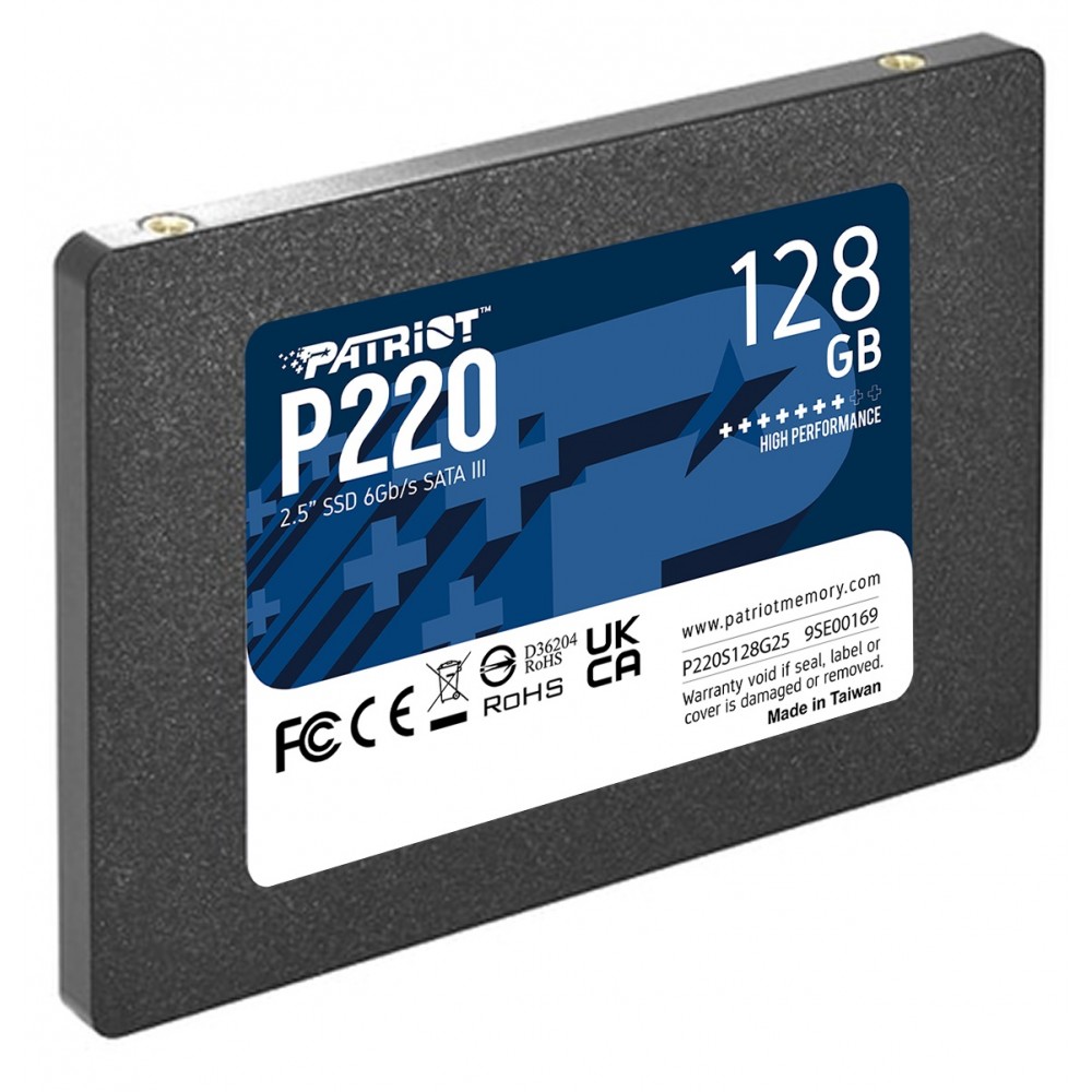 Накопитель SSD 128GB Patriot P220 2.5" SATAIII TLC (P220S128G25)