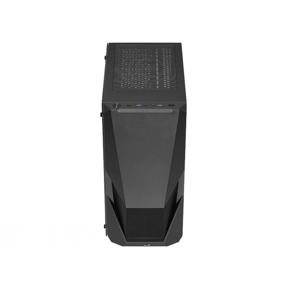 Корпус AeroCool Zauron Saturn FRGB-G-BK-v2 (ACCM-PV23023.11) Black без БП