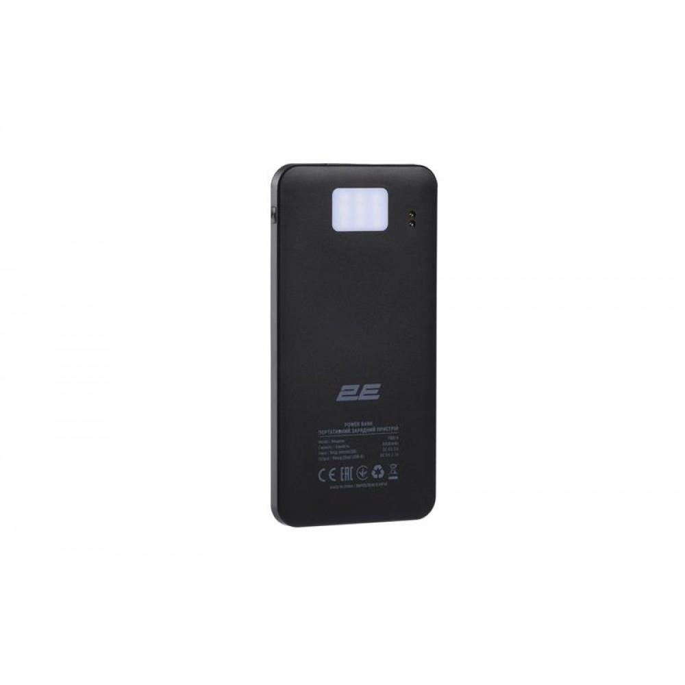 Универсальная мобильная батарея 2E Solar 8000mAh Black (2E-PB814-BLACK)