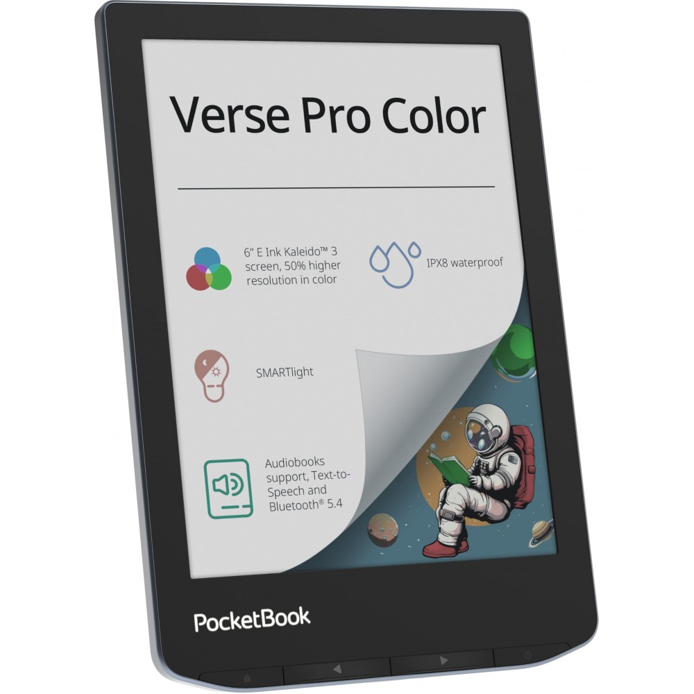 Электронная книга PocketBook 634K3 Verse Pro Color Stormy Sea (PB634K3-1-CIS)