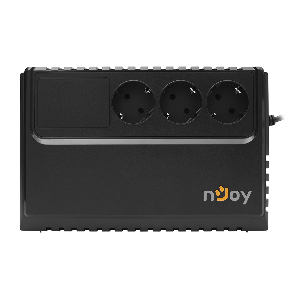 ИБП Njoy Renton 650 (UPLI-LI065RE-CG01B) Lin.int., AVR, 3 x евро, пластик