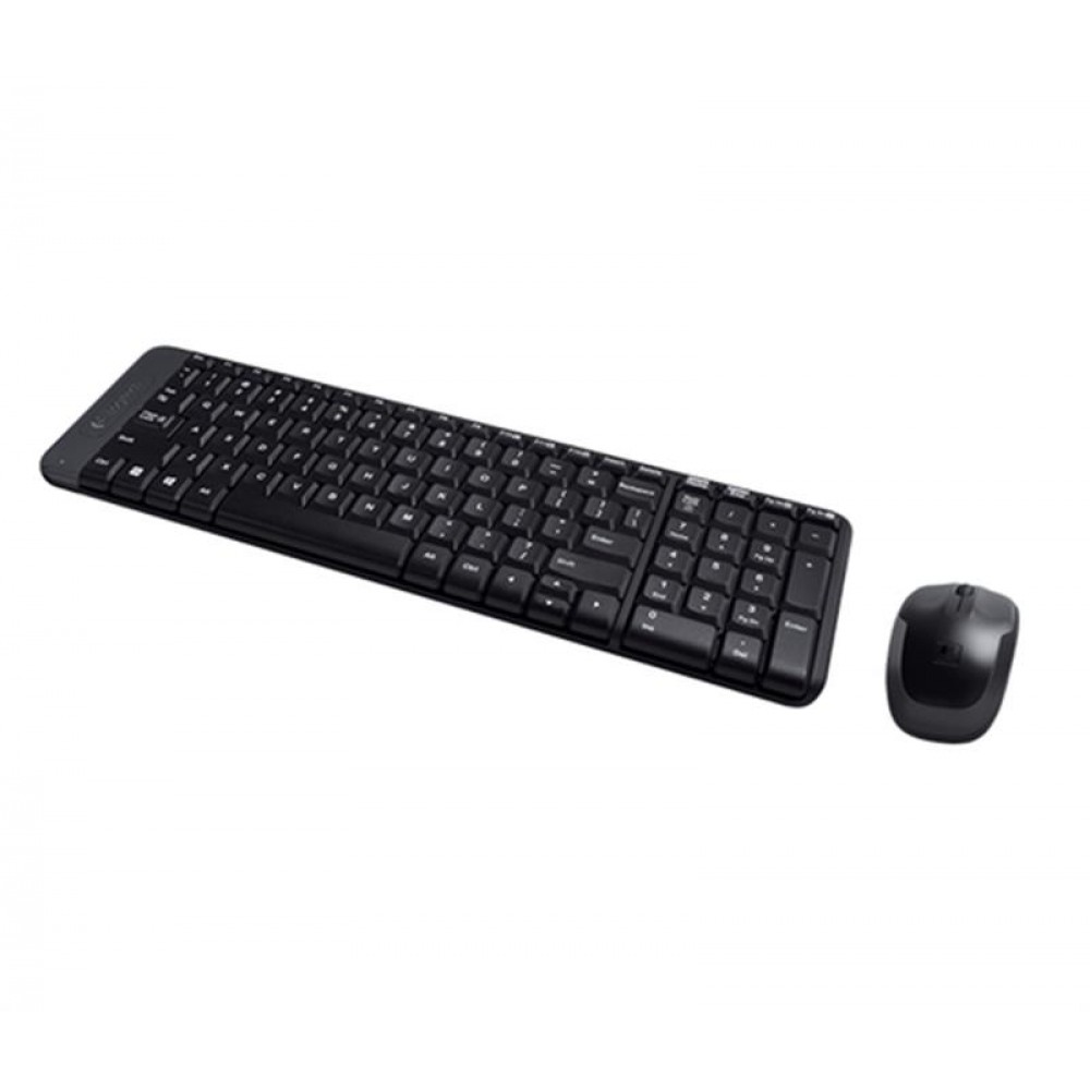 Комплект (клавиатура, мышка) беспроводной Logitech MK220 Black USB (920-003168)