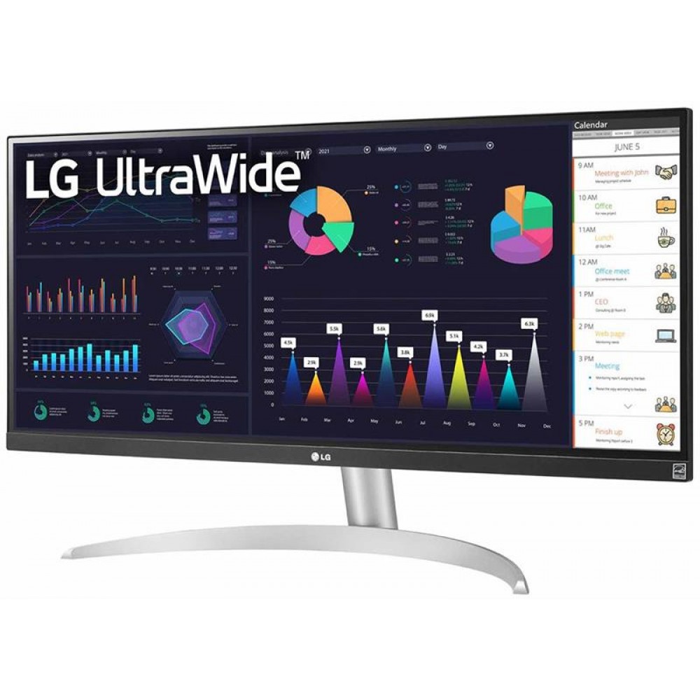 Монiтор LG 29" UltraWide 29WQ600-W IPS White