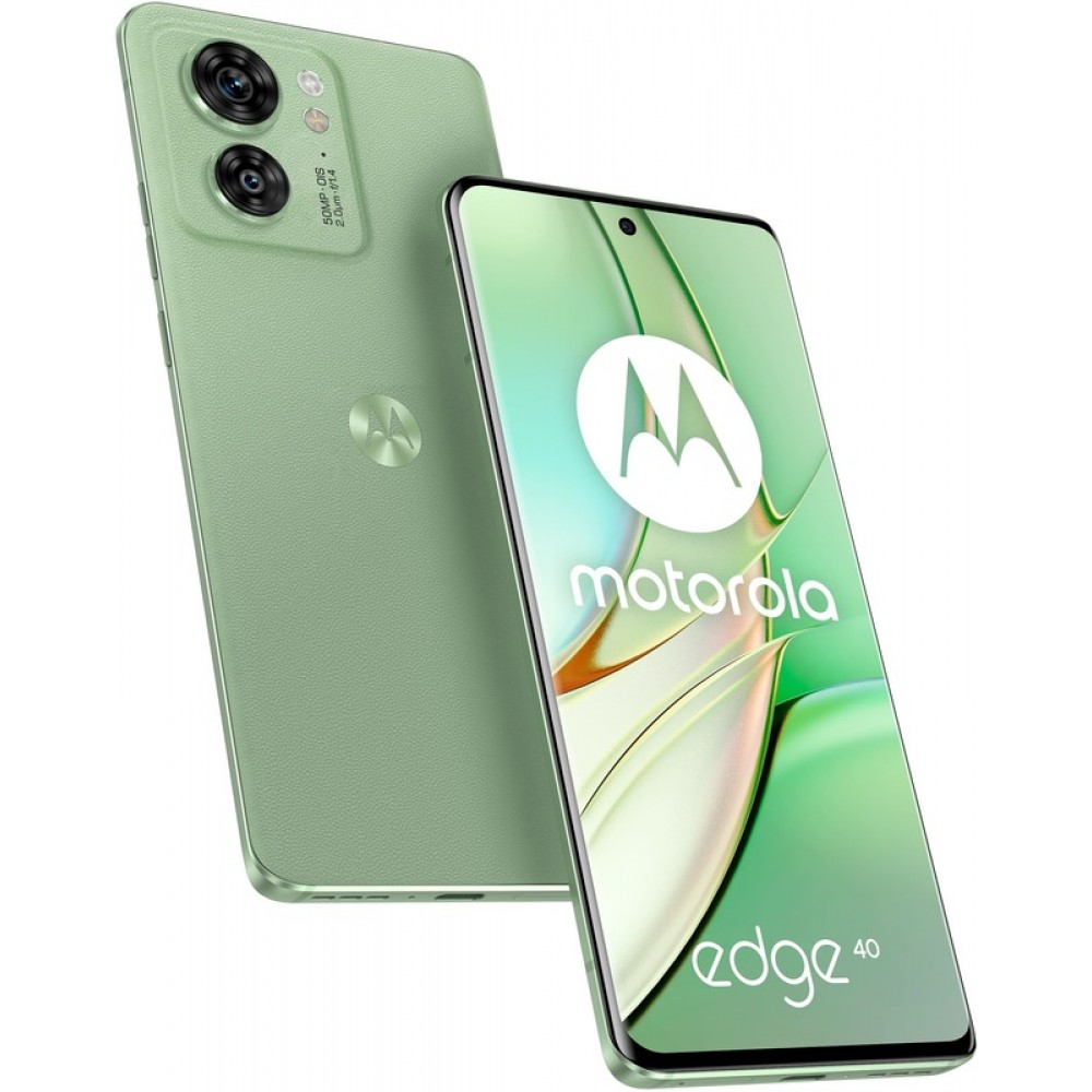 Смартфон Motorola Moto Edge 40 8/256GB Dual Sim Nebula Green (PAY40086RS)