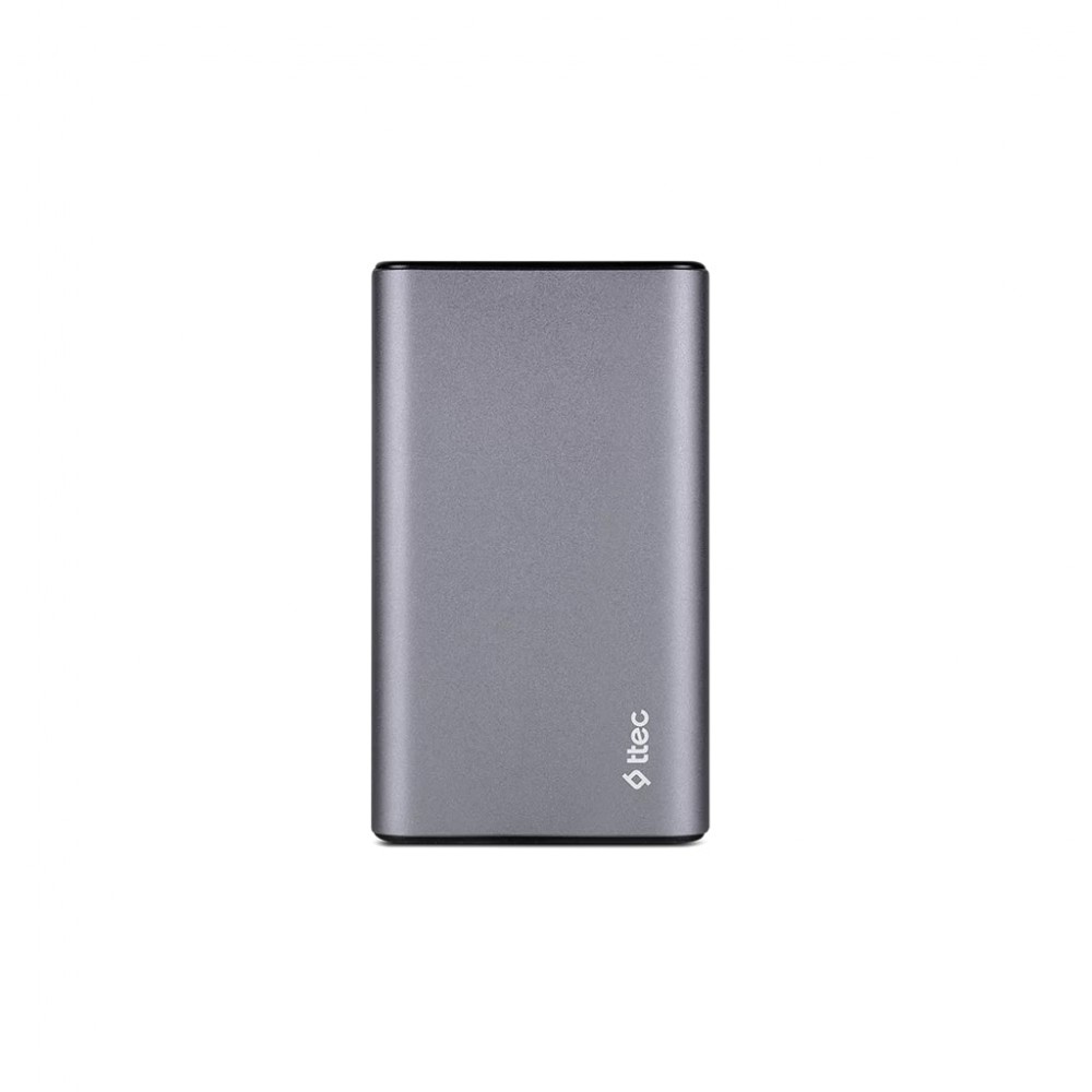 Універсальна мобільна батарея Ttec 15000mAh ReCharger Pro LCD PD 65W Space Gray (2BB216UG)