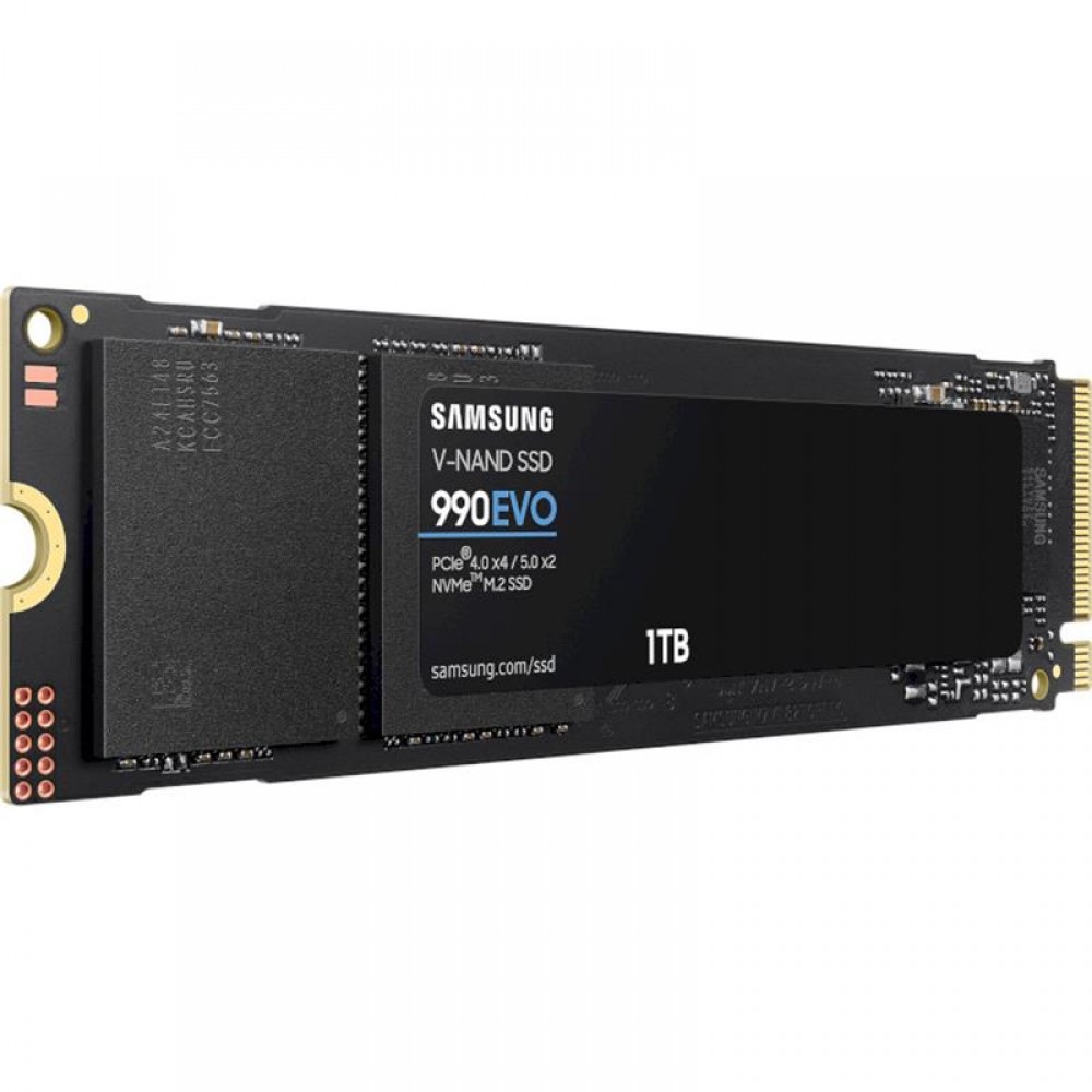 Накопитель SSD 1ТB Samsung 990 EVO M.2 2280 PCIe 5.0 x4 NVMe V-NAND TLC (MZ-V9E1T0BW)