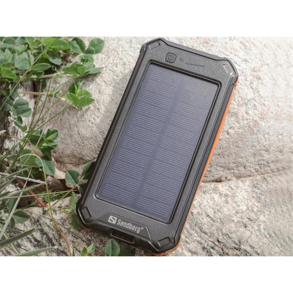 Универсальная мобильная батарея Sandberg 3in1 Solar Powerbank 10000mAh Black (420-72)