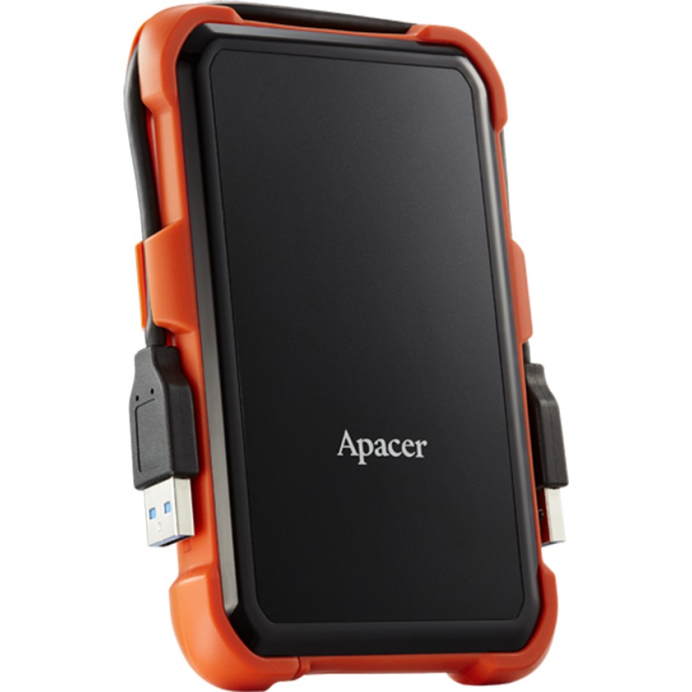 Внешний жесткий диск 2.5" USB 2.0TB Apacer AC630 Black/Orange (AP2TBAC630T-1)