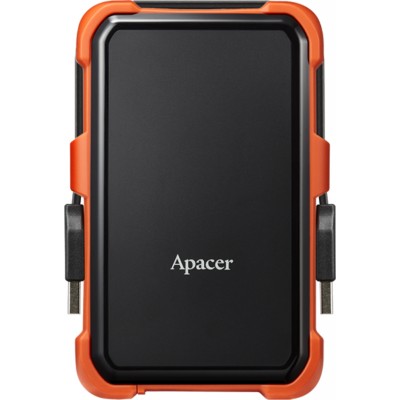 Внешний жесткий диск 2.5" USB 2.0TB Apacer AC630 Black/Orange (AP2TBAC630T-1)