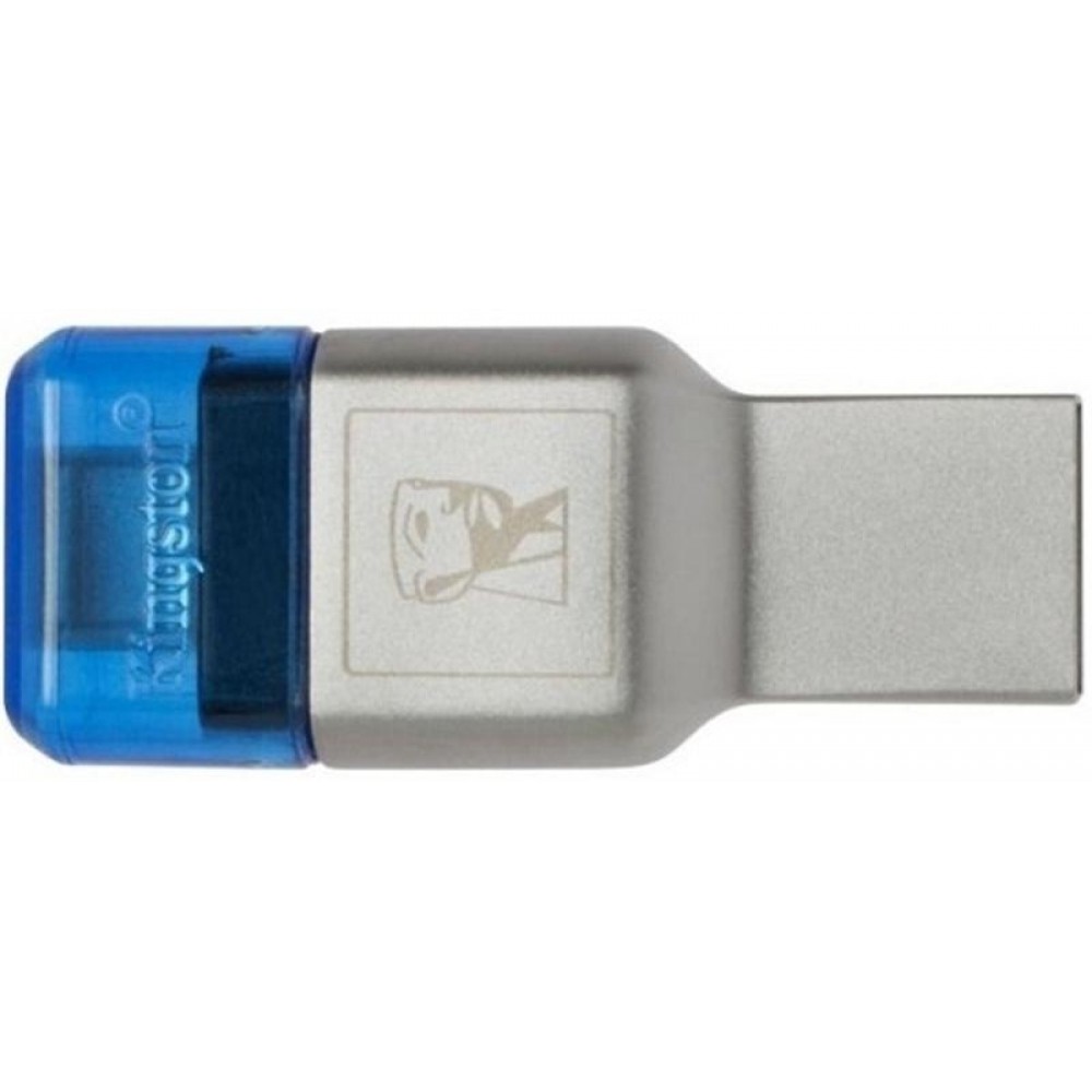 Кардидер Kingston MobileLite Duo 3C Dual Interface USB3.1 Type-A и Type-C microSD (FCR-ML3C) Metal Casing