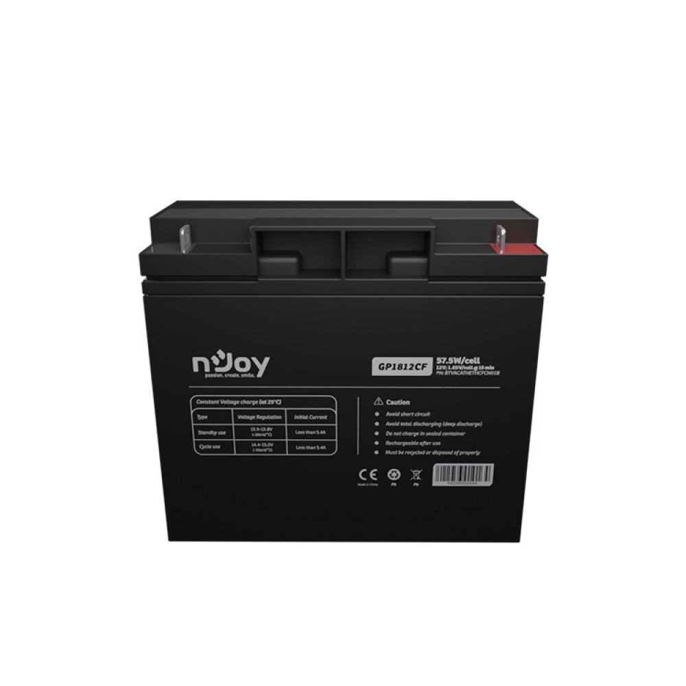 Аккумуляторная батарея Njoy GP1812CF 12V (BTVACATHETHCFCN01B) VRLA