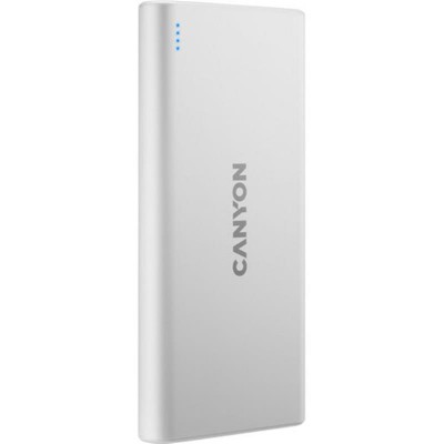 Универсальная мобильная батарея Canyon 10000mAh White (CNE-CPB1006W)